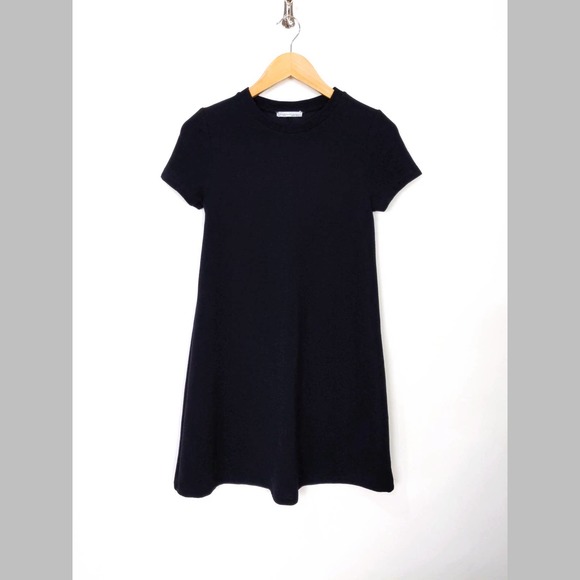 Zara Dresses & Skirts - Zara Trafaluc Crew Neck Short Sleeve Mini Dress In Black